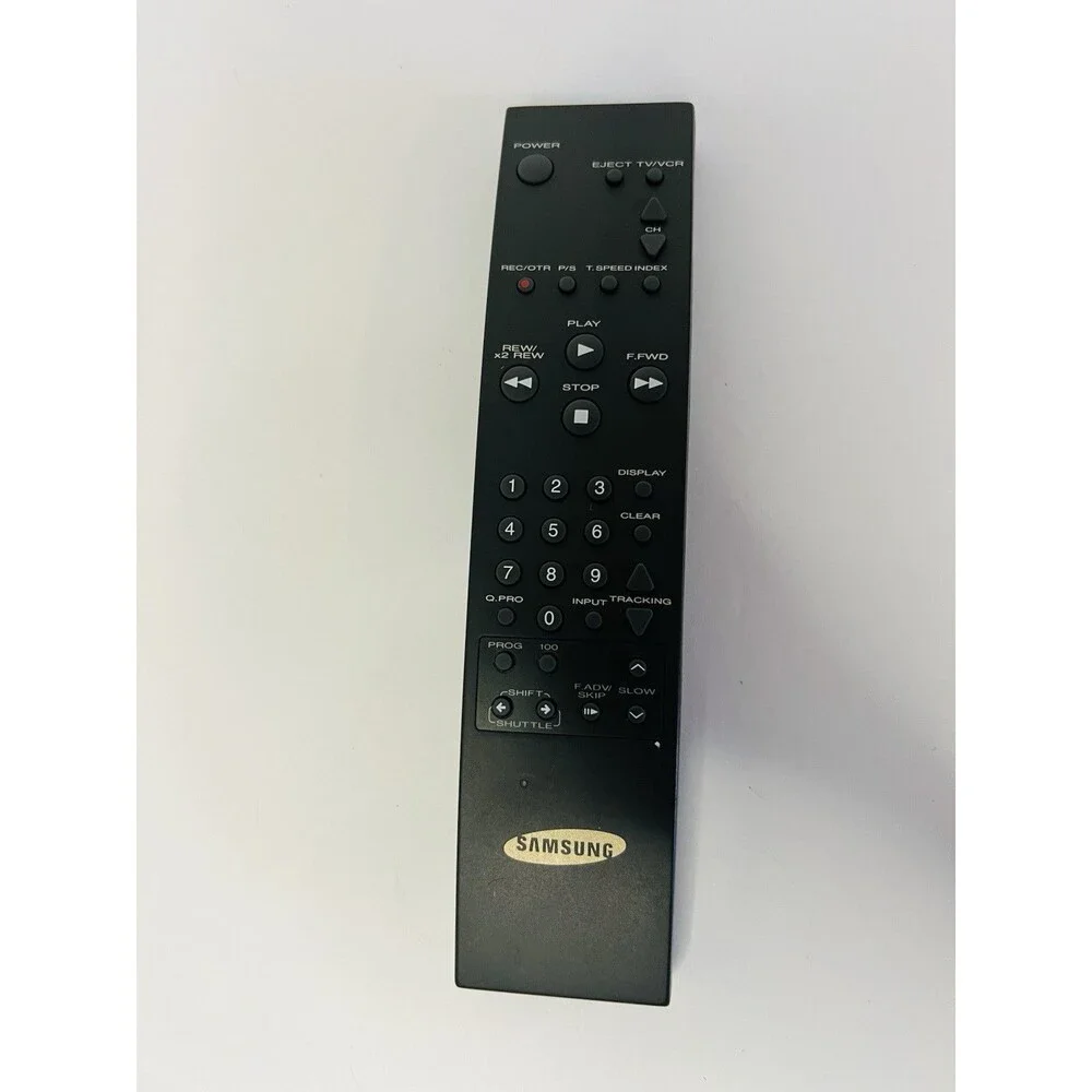 Samsung TV/ VCR Remote Control Arched body
